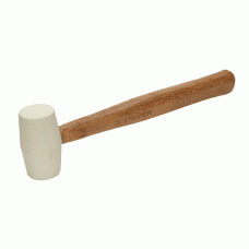 Киянка резиновая SPETSTEXNIK 370гр белая, деревянная ручка